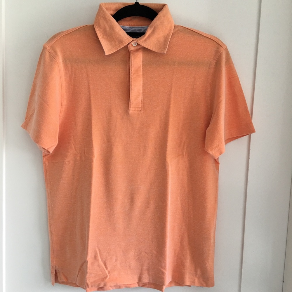 Ermenegildo Zegna Salmon Polo Shirt Size Small